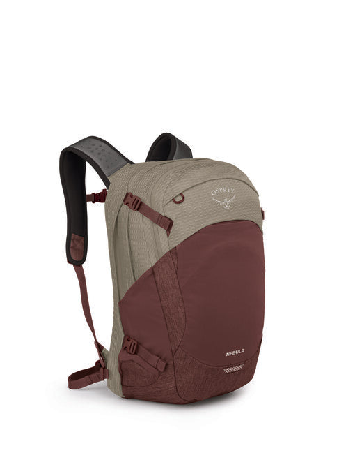 OSPREY Nebula Stadtrucksack, sawdust tan/raisin red
