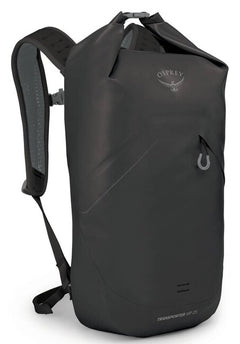 OSPREY TRANSPORTER ROLL TOP WATERPROOF mestski nahrbtnik 25, črna