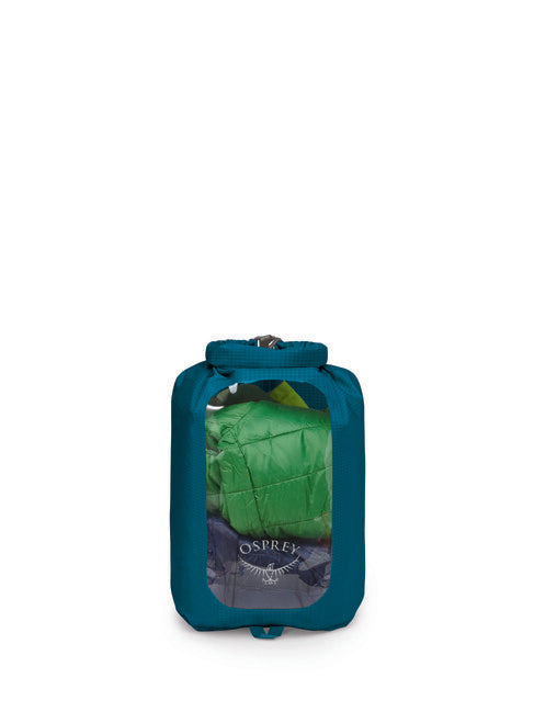 OSPREY Dry Sack DRY SACK 12 W/WINDOW, waterfront blue