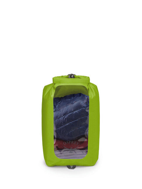 OSPREY Dry Sack DRY SACK 20 W/WINDOW, limonengrün