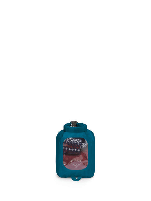 OSPREY Dry Sack 3 w/window, waterfront blue