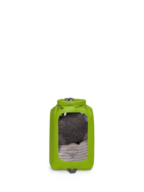OSPREY Dry Sack DRY SACK 6 W/WINDOW, limonengrün