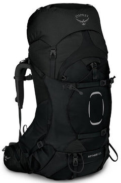 OSPREY AETHER 65 II σακίδιο πλάτης τουρισμού, μαύρο