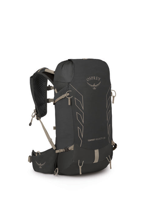OSPREY Tempest Velocity 20, dark charcoal/chiru tan