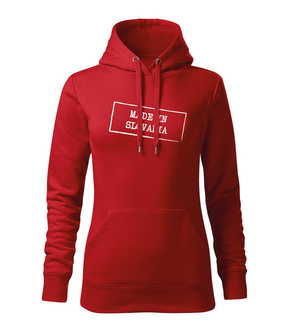 DRAGOWA damenhoodie 320 g/m² Made in Slovakia Rot
