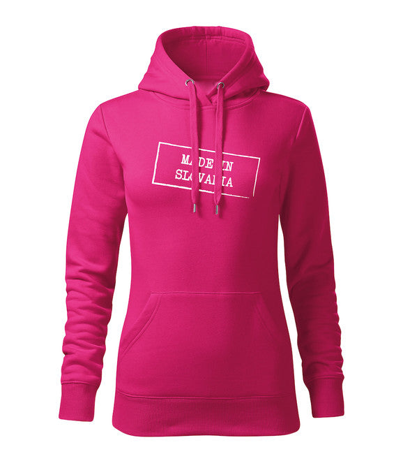 DRAGOWA damenhoodie 320 g/m² Made in Slovakia Rosa