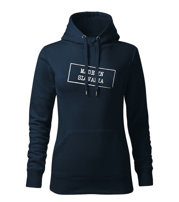 DRAGOWA damenhoodie 320 g/m² Made in Slovakia Dunkelblau