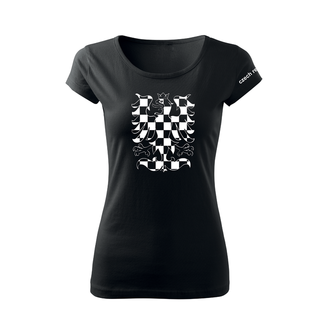 DRAGOWA damen T-shirt Adlerin 150 g/m² Schwarz