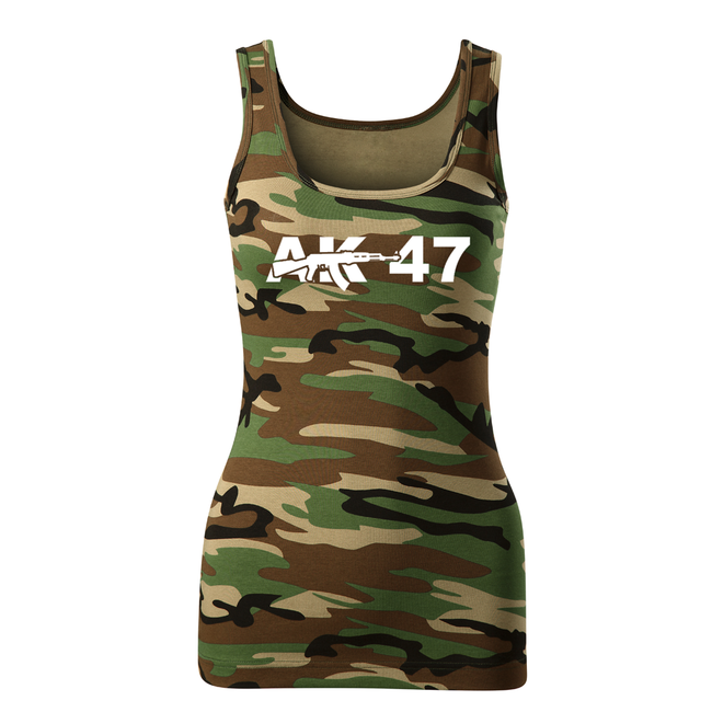 DRAGOWA damen-Top ak47, Camouflage 180g/m2