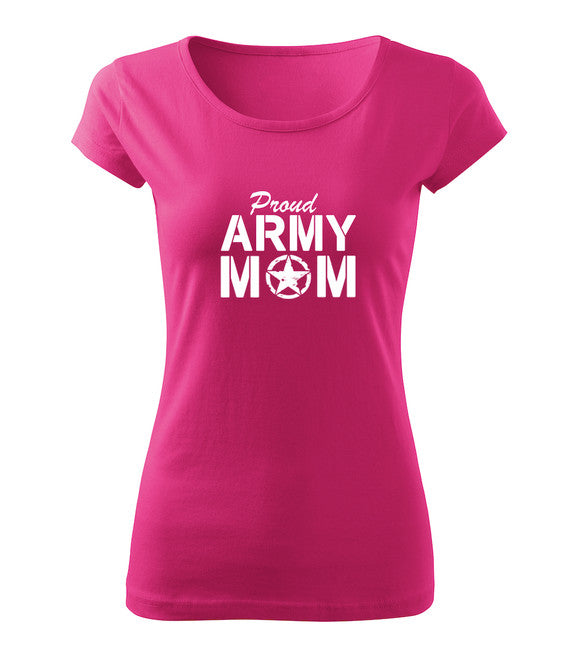 DRAGOWA dámske tričko army mom