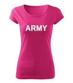 DRAGOWA women's t-shirt army 150 g/m², pink