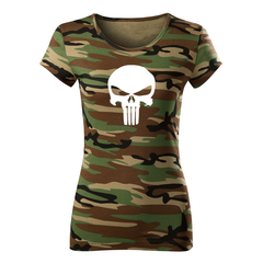 DRAGOWA Damen-T-Shirt Punisher 150 g/m², Camouflage