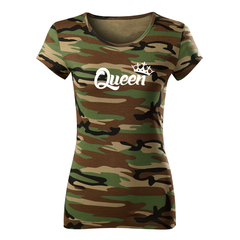 DRAGOWA Damen-T-Shirt queen 150 g/m², Camouflage