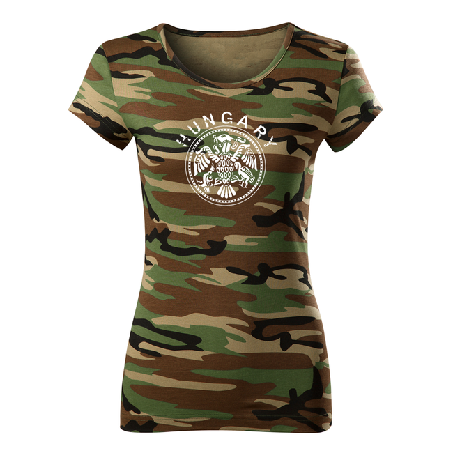 DRAGOWA damen T-shirt Hungary 150 g/m² Camouflage