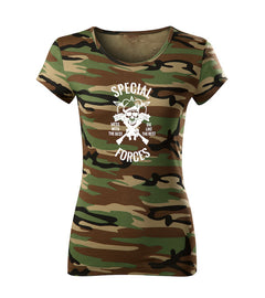 DRAGOWA Damen-T-Shirt special forces 150 g/m², Camouflage