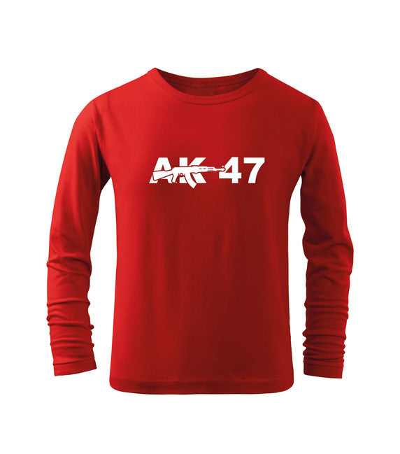 DRAGOWA kinder Langarmshirt AK47, rot