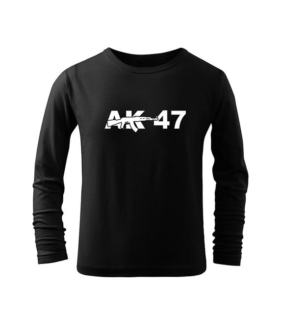DRAGOWA kinder Langarmshirt AK47, schwarz