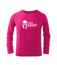 DRAGOWA Spartan Kinder-Army-Langarmshirt, rosa