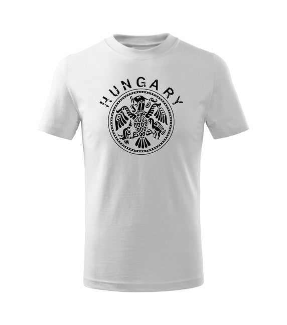 DRAGOWA kinder-Kurzarmshirt Ungarn, weiß