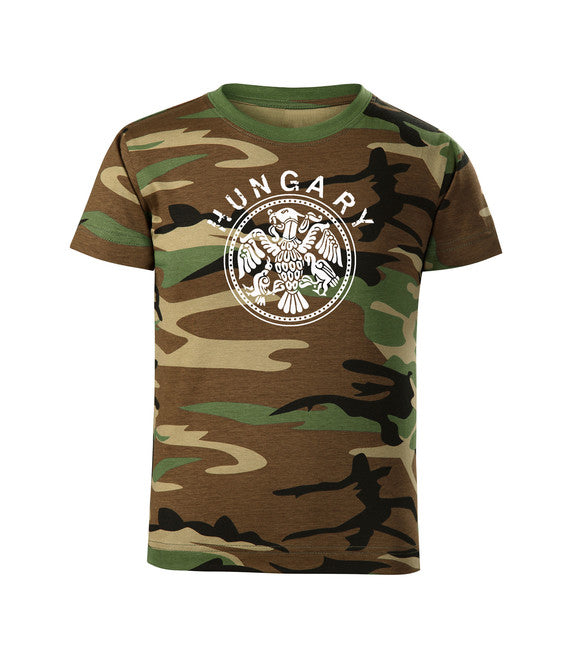 DRAGOWA kinder-Kurzarmshirt Ungarn, camouflage