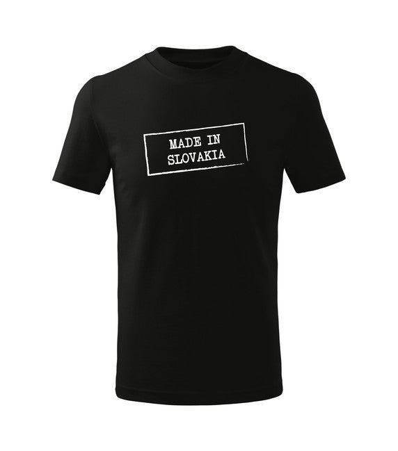 DRAGOWA kinder-Kurzarmshirt Hergestellt in der Slowakei, schwarz