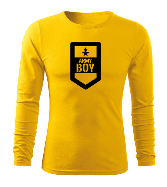DRAGOWA Fit-T tričko s dlhým rukávom army boy