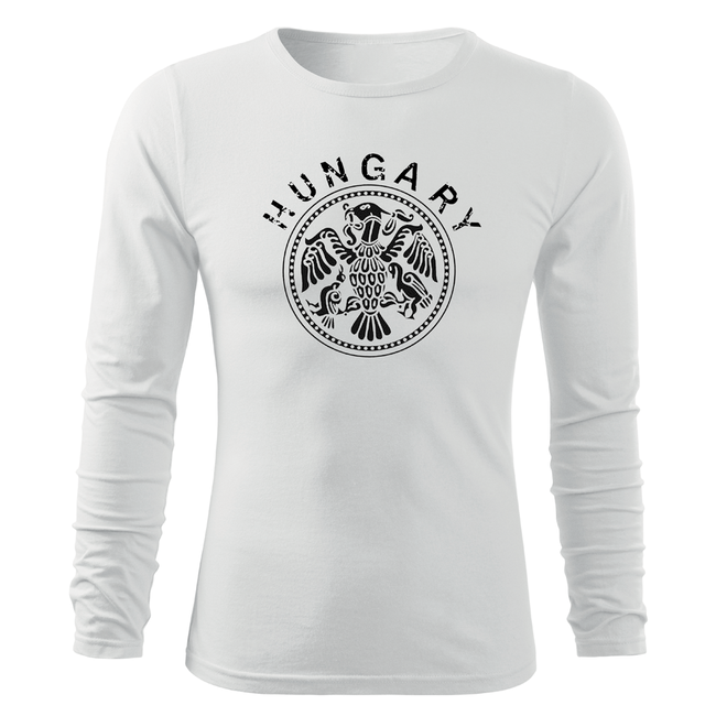 DRAGOWA Fit-T Langarmshirt, weiß 160 g/m2