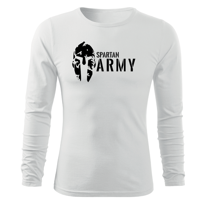 DRAGOWA Fit-T langärmliges T-shirt 160g/m2, weiß