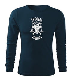 DRAGOWA Fit-T special forces Langarmshirt 160 g/m², dunkelblau