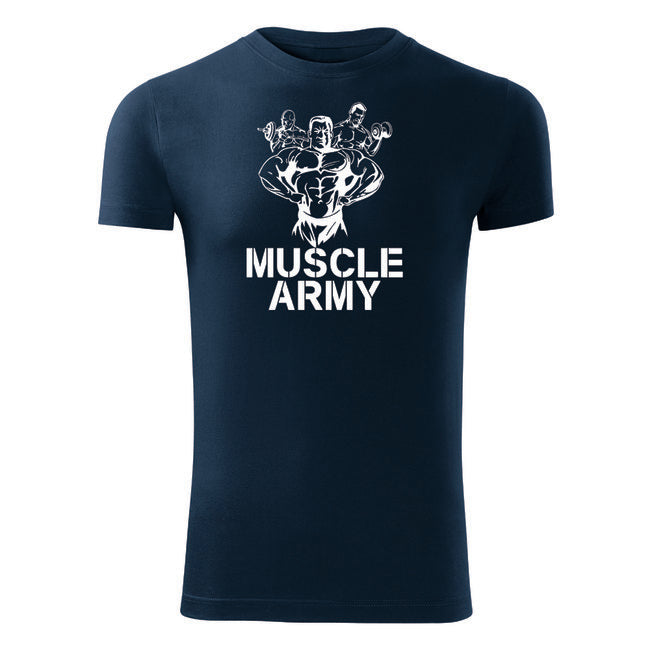 DRAGOWA fitness tričko muscle army team