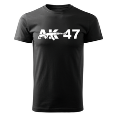 DRAGOWA Kurzarm-T-Shirt AK-47 160 g/m², schwarz