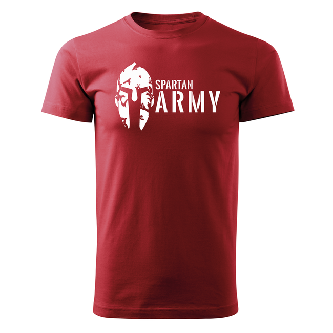 DRAGOWA Spartan Army Kurz-T-shirt, rot 160g/m2