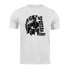 DRAGOWA Kurzarm-T-Shirt Spartan army León 160 g/m², weiß