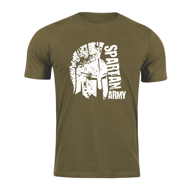 DRAGOWA Kurz-T-shirt spartan army León, olive 160g/m2