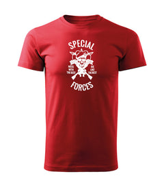 DRAGOWA Kurzarm-T-Shirt special forces 160 g/m², rot