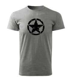 DRAGOWA Kurzarm-T-Shirt star 160 g/m², grau