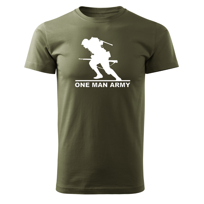 DRAGOWA Kurzarmshirt Soldat, oliv 160 g/m2