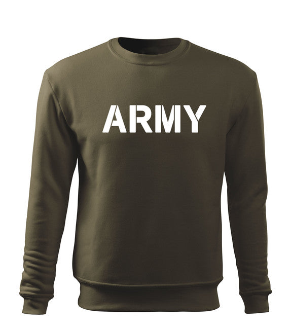 DRAGOWA herren-Sweatshirt army, olivgrün 300g/m2
