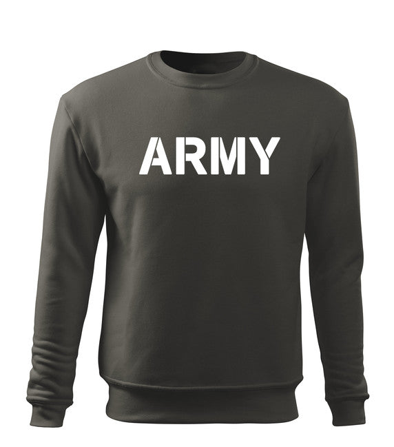 DRAGOWA herren-Sweatshirt army, grau 300 g/m2