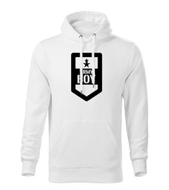 DRAGOWA men's army boy hoodie 320 g/m², white