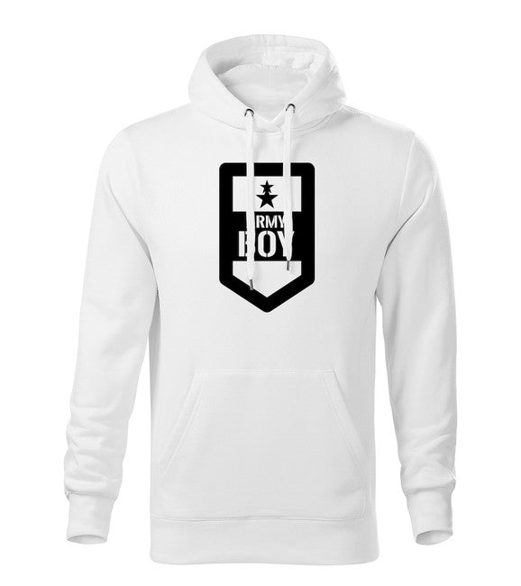 DRAGOWA pánska mikina s kapucňou army boy
