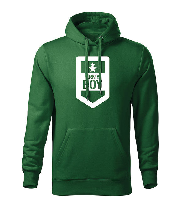 DRAGOWA herren-hoodie army boy, grün 320g/m2