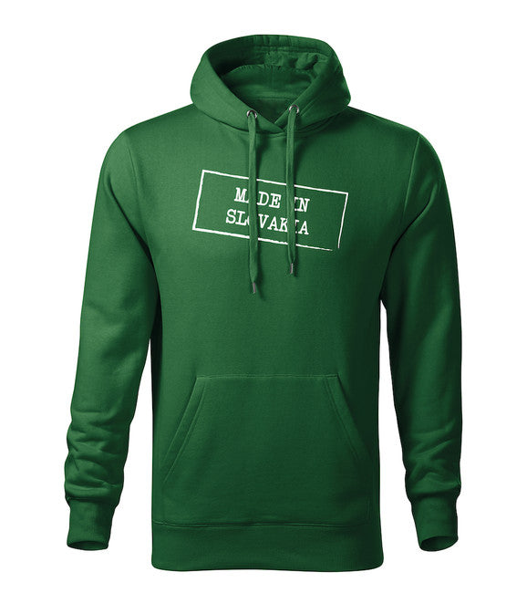 DRAGOWA herren-Kapuzenpullover Hergestellt in der Slowakei, grün 320 g/m2