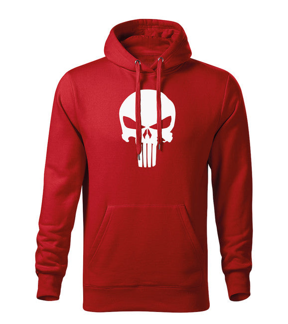 DRAGOWA herren-hoodie punisher, rot 320g/m2