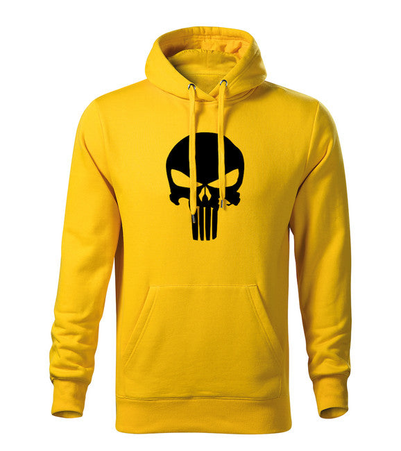 DRAGOWA herren-hoodie punisher, gelb 320g/m2