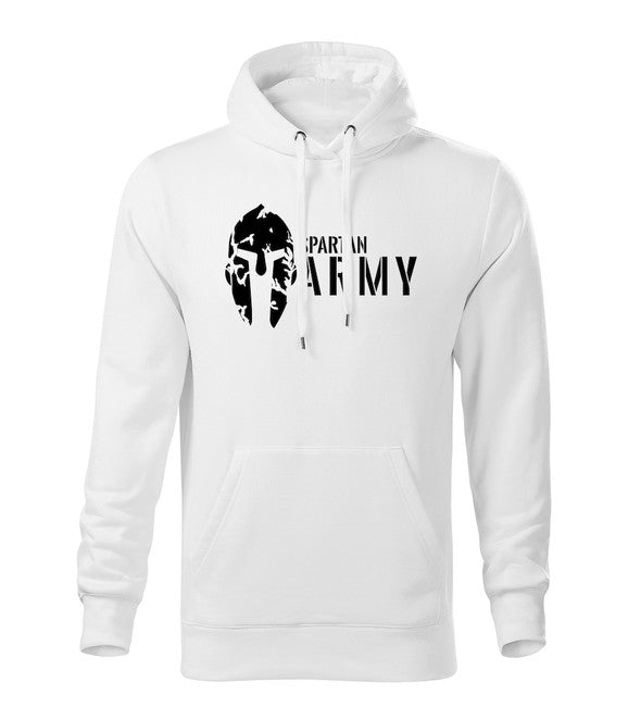 DRAGOWA herren-hoodie spartan army, weiß 320g/m2