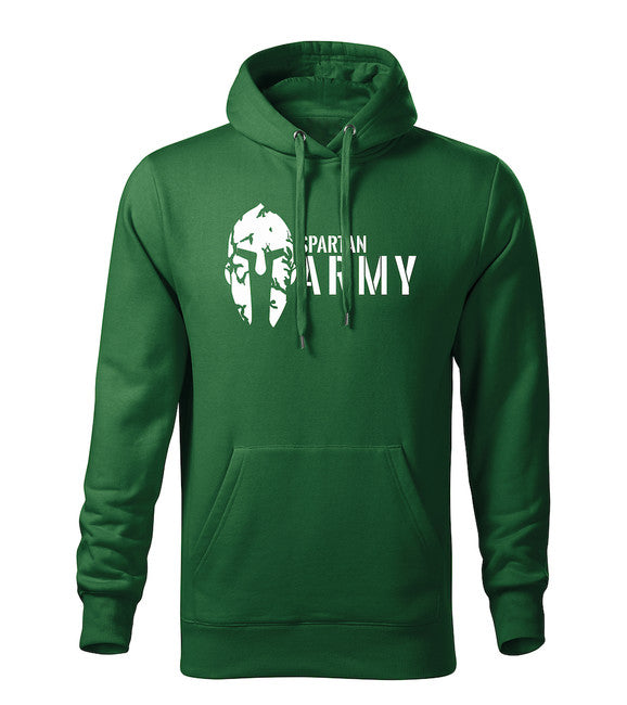 DRAGOWA herren-hoodie spartan army, grün 320g/m2