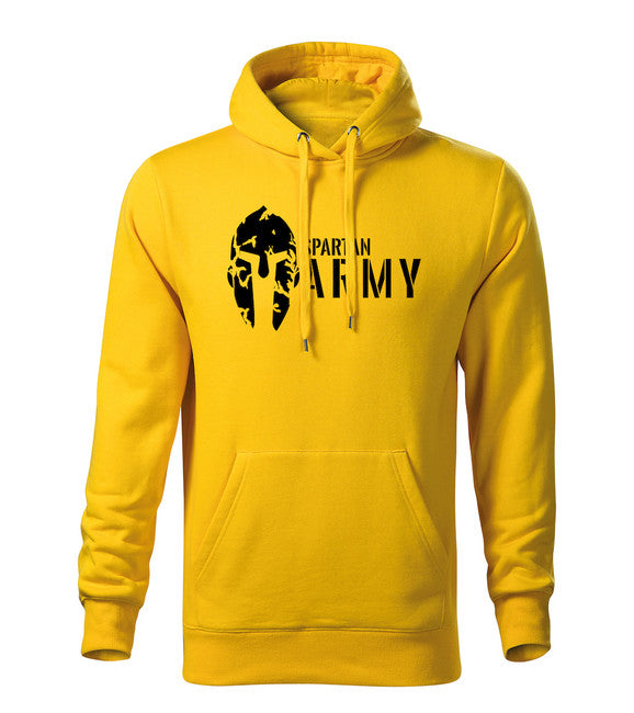 DRAGOWA herren-hoodie spartan army, gelb 320g/m2