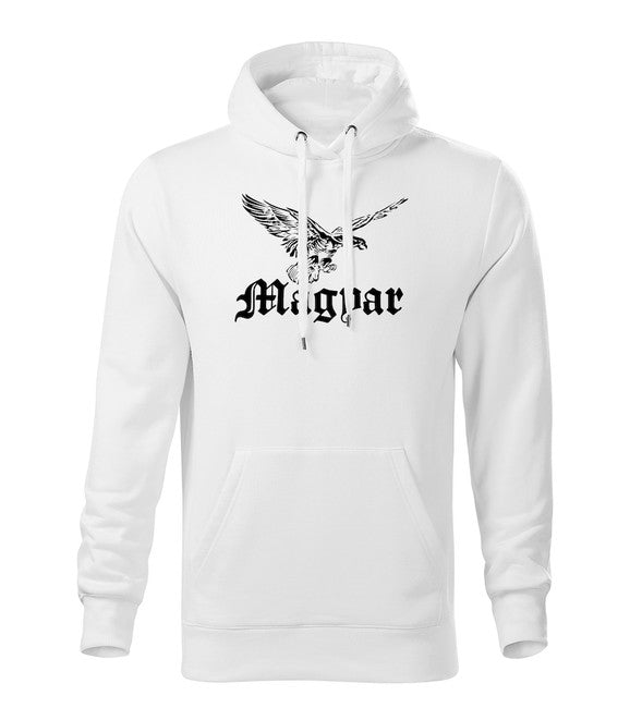 DRAGOWA herren-Kapuzenpullover Turul, weiß 320 g/m2