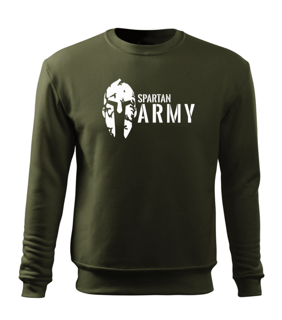 DRAGOWA herren-Sweatshirt spartan army, olivgrün 300g/m2